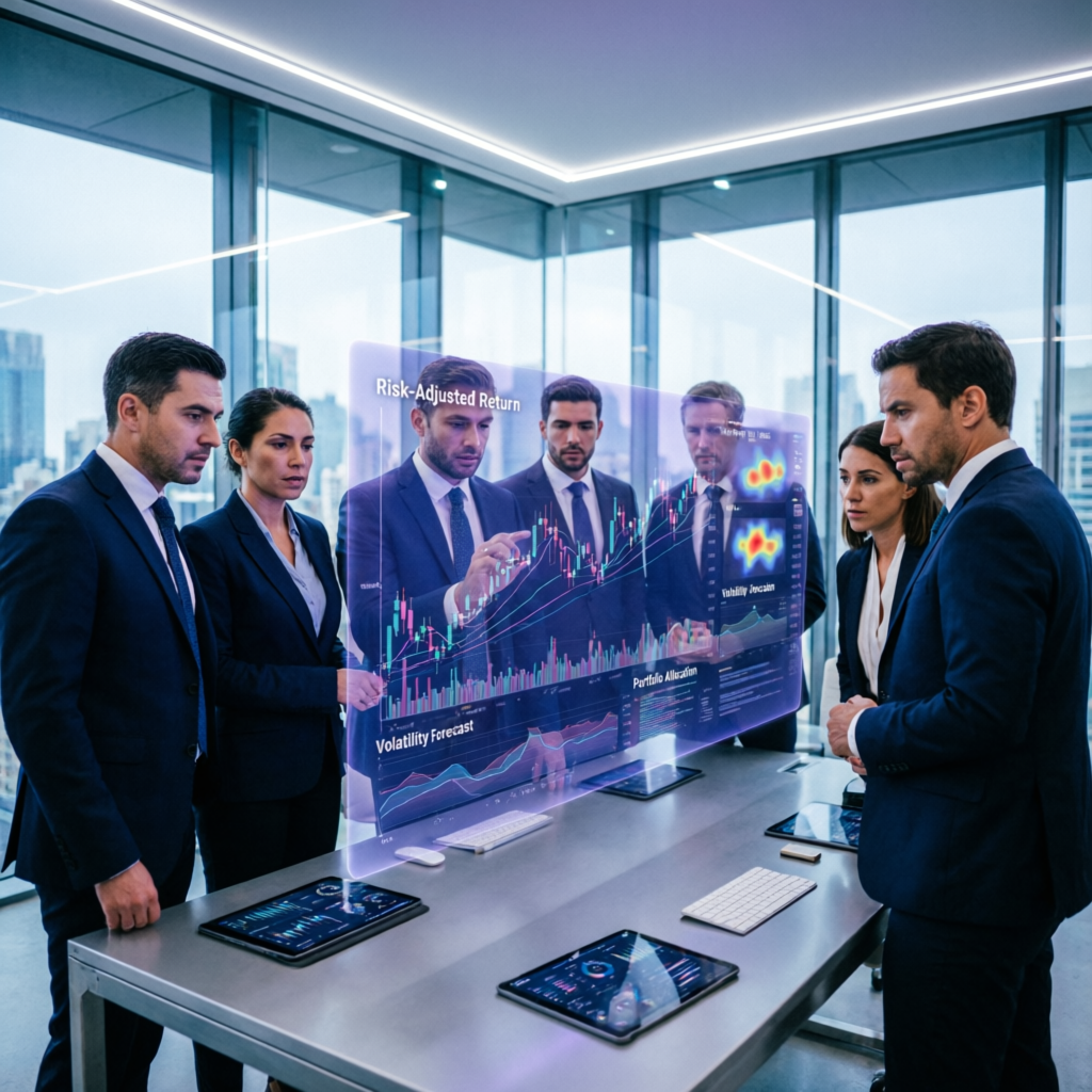 Professional team analyzing Topstep prop firm features and trading strategies