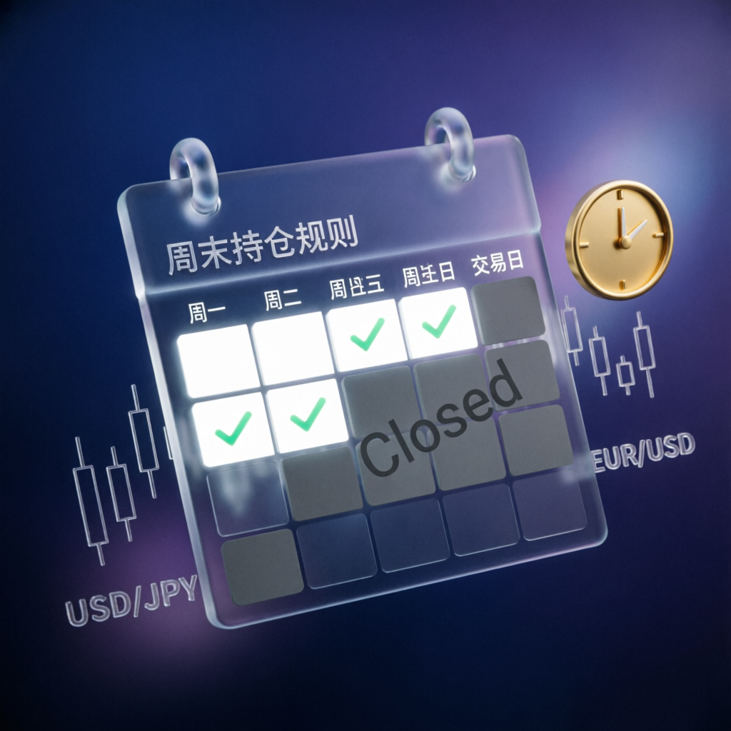 Topstep weekend holding rules calendar visualization