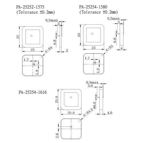 Керамический патч-элемент GNSS