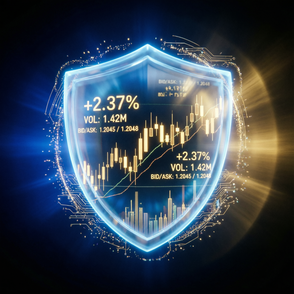 My Funded Futures drawdown protection shield visualization