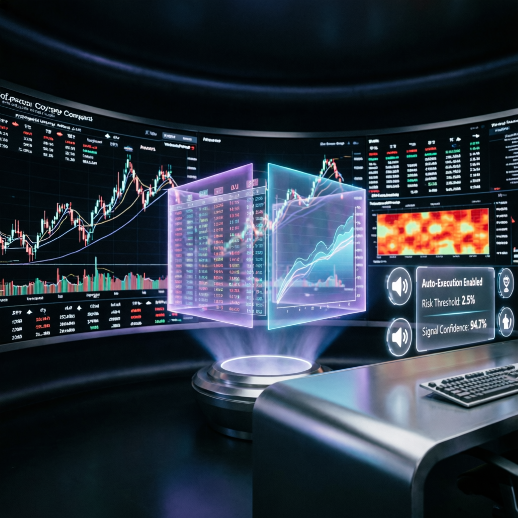 My Funded Futures evaluation phase trading dashboard