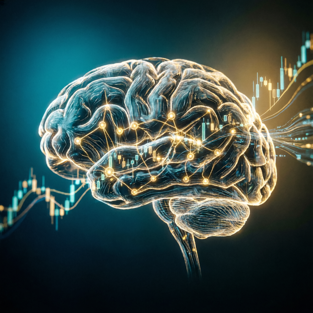 AI brain analyzing My Funded Futures account types and plans
