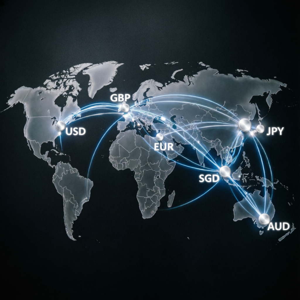 Global forex market network