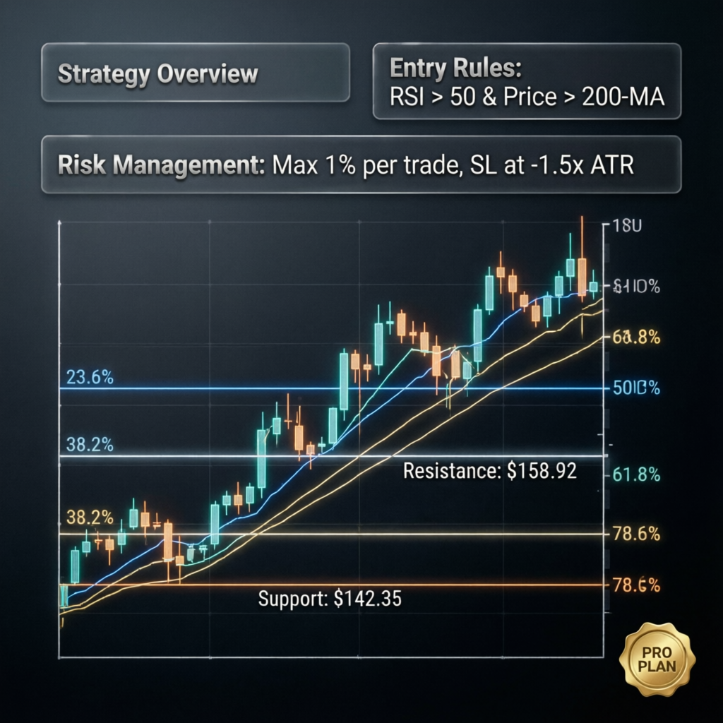 Trading strategy with risk management