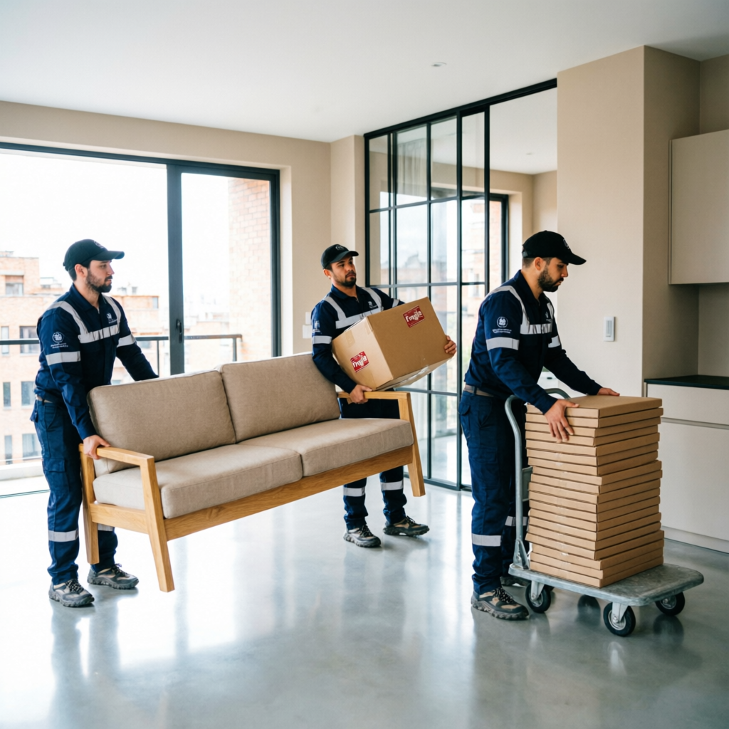 Trasteos y mudanzas Bogotá residencial - mudanza de apartamento con muebles