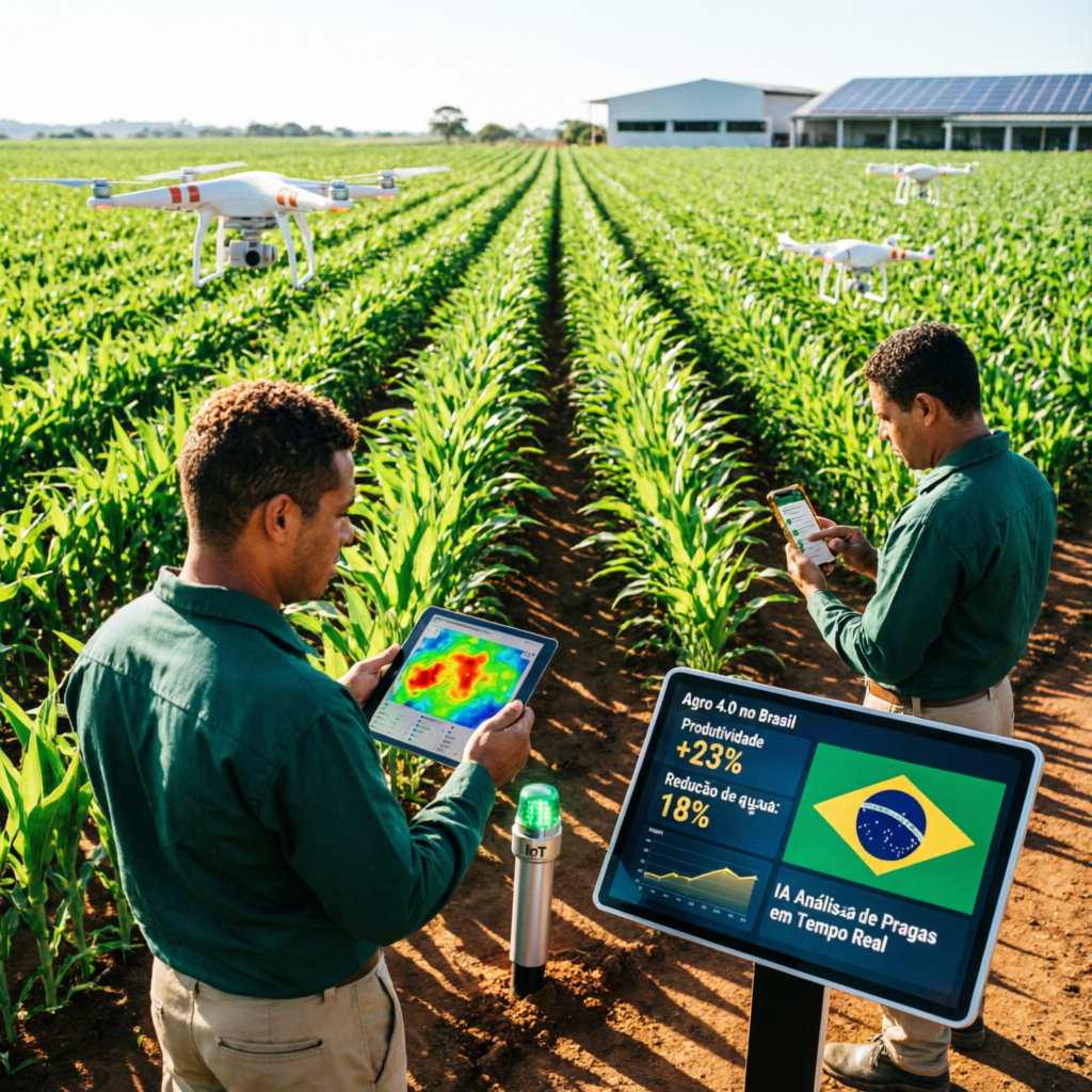 Agro 4.0 no Brasil tecnologia no agronegócio