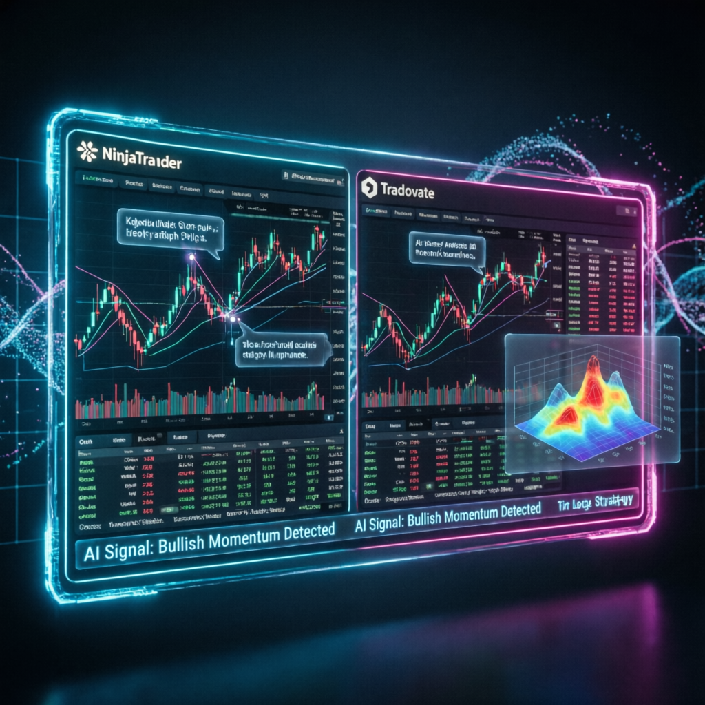 NinjaTrader and Tradovate trading platforms supported by Apex Trader Funding