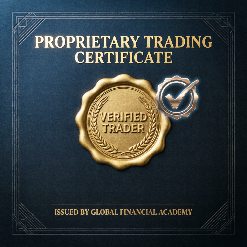 Prop Firm Trading Certificate - Verified Trader