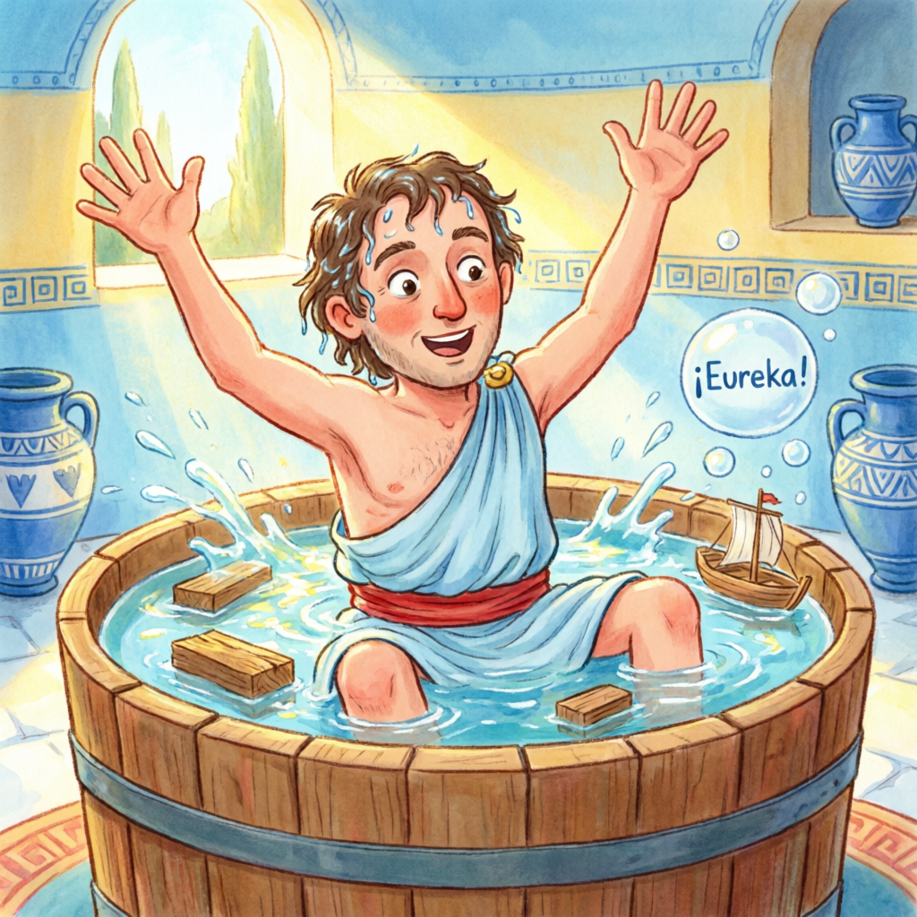Arquímedes en la bañera