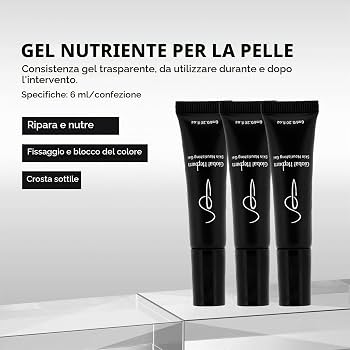 Crema cura viso e corpo per tatuaggi microblading e trucco semipermanente
