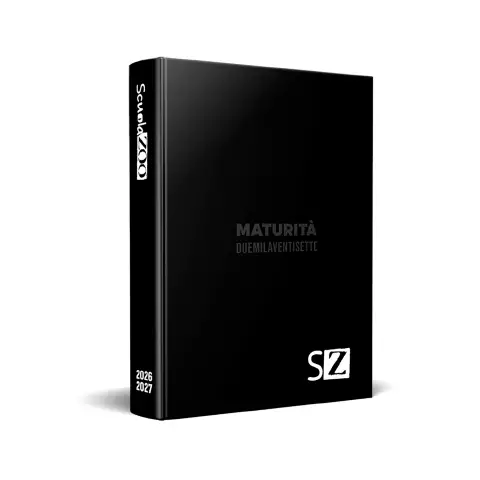 ScuolaZoo School Diary 2026/2027 16 mesi copertina rigida nera