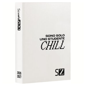 ScuolaZoo Chill 2026/2027 diario scolastico 11x15 cm copertina bianca