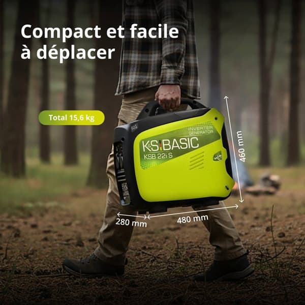 K&S Basic 30i generatore inverter compatto 2800W Euro 5
