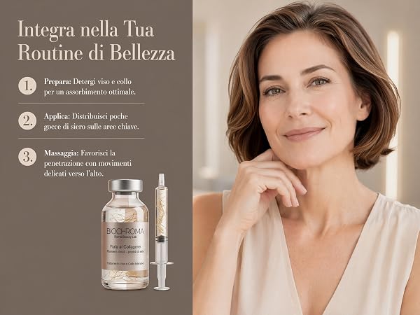 BioChroma siero coreano effetto lifting con peptidi di seta e collagene