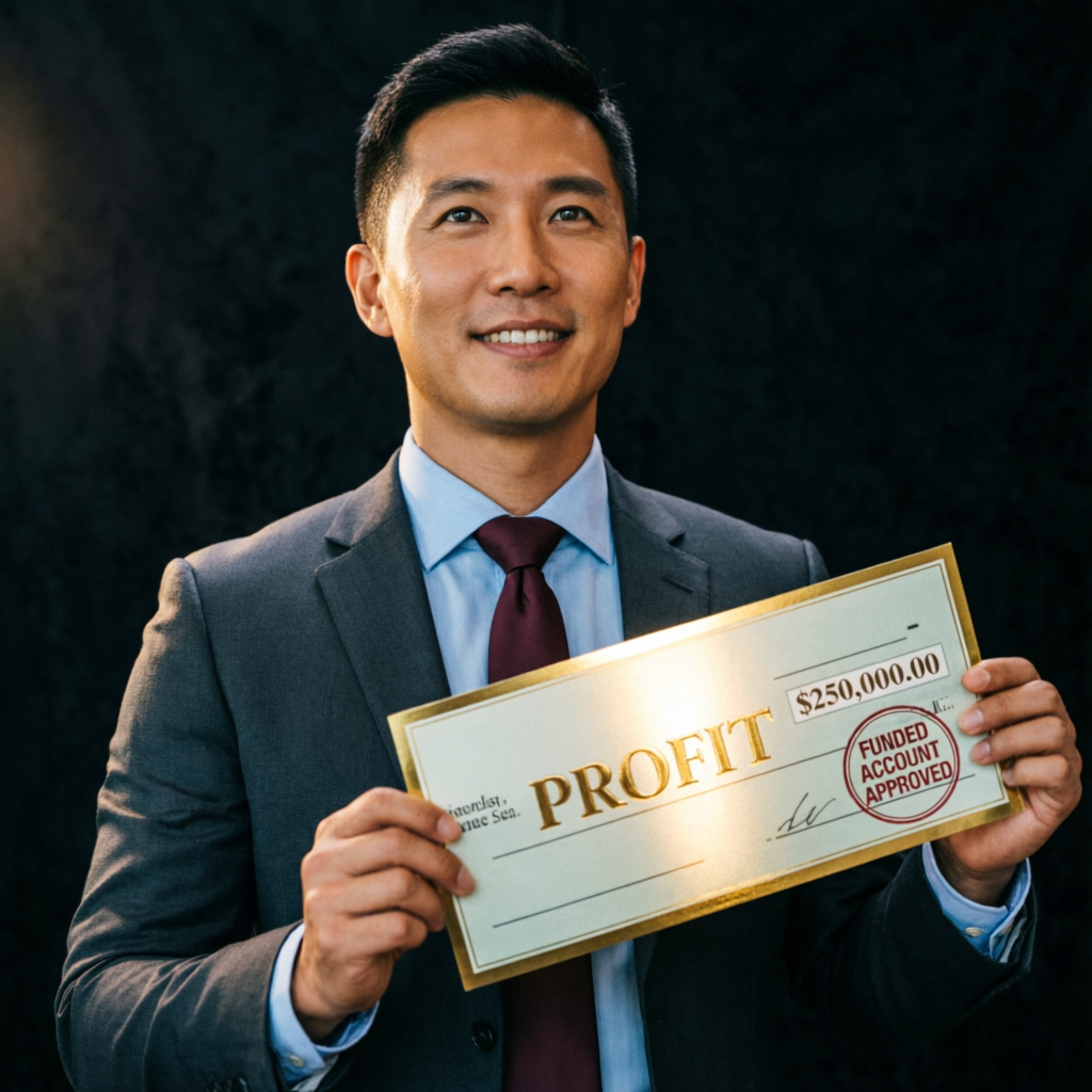 Funded account success with profit check
