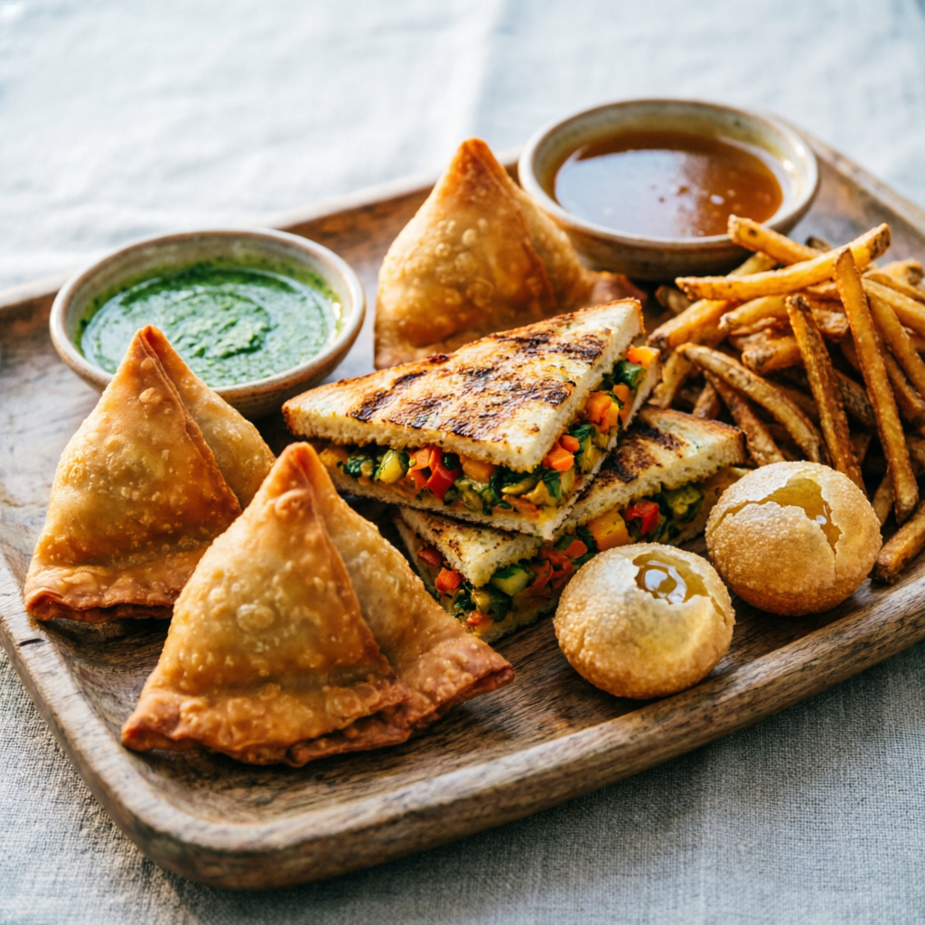 Fresh vegetarian fast food snacks in Goregaon West Mumbai
