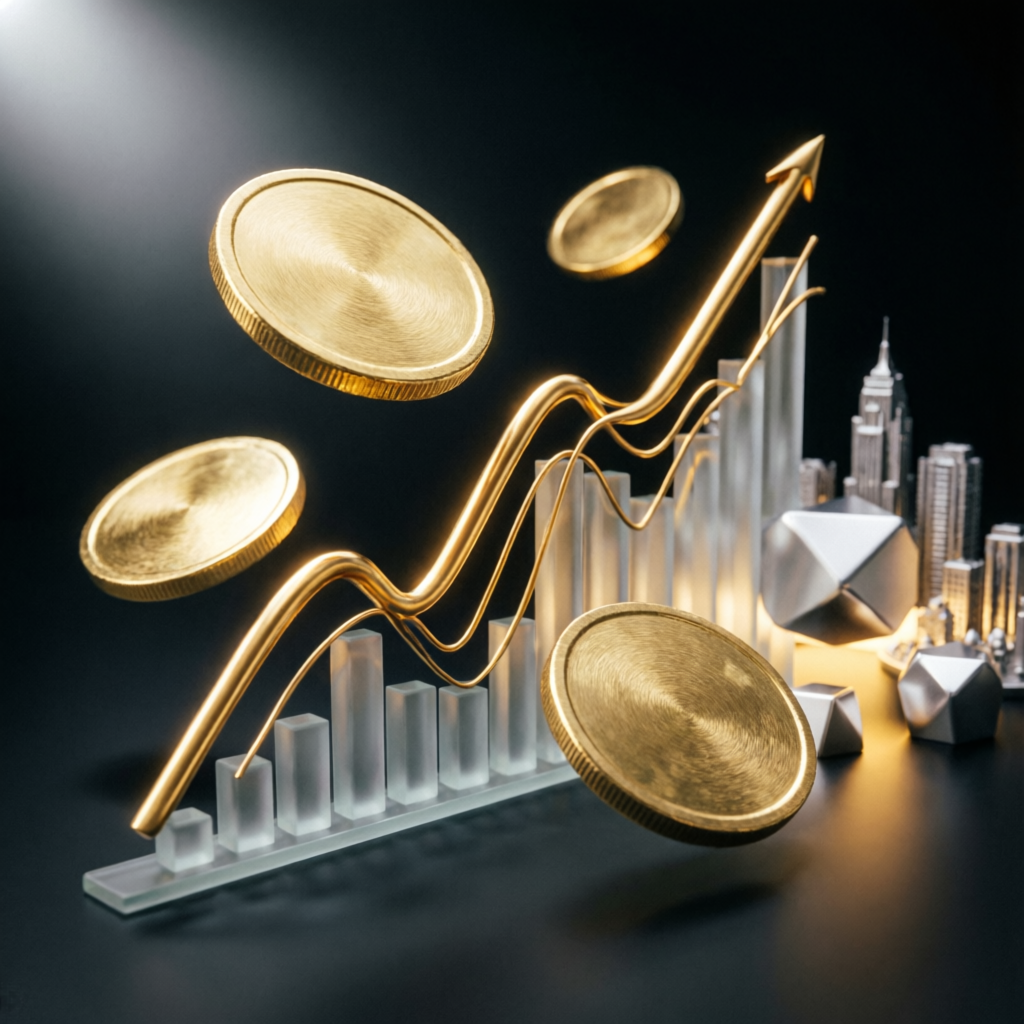 Financial growth visualization for Apex funded accounts