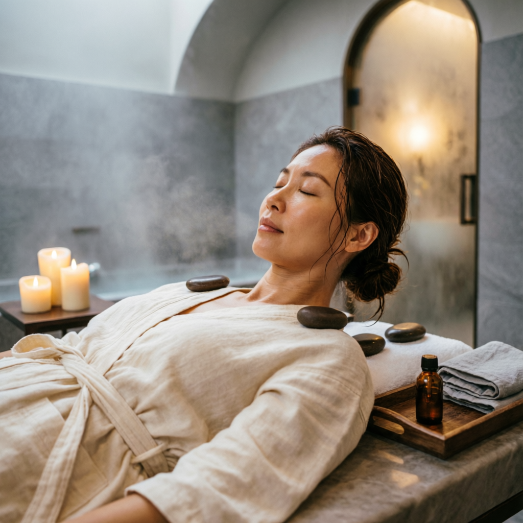 Masaje con Piedras Calientes