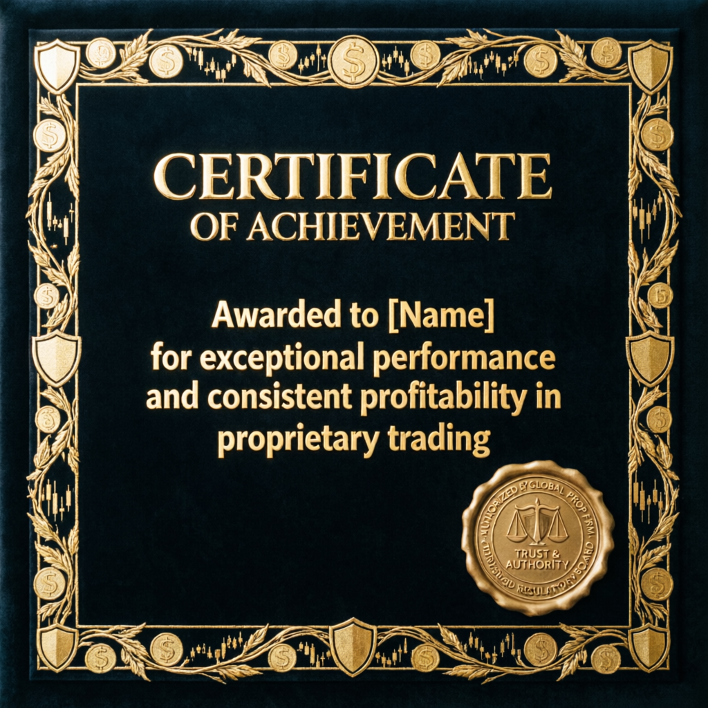 Certificate of achievement for Maven Trading challenge completion