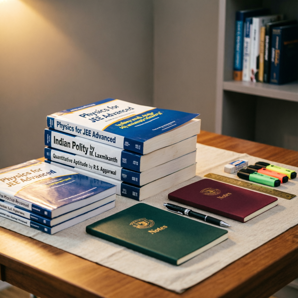 Educational books and study materials for competitive exams in Azamgarh Uttar Pradesh India