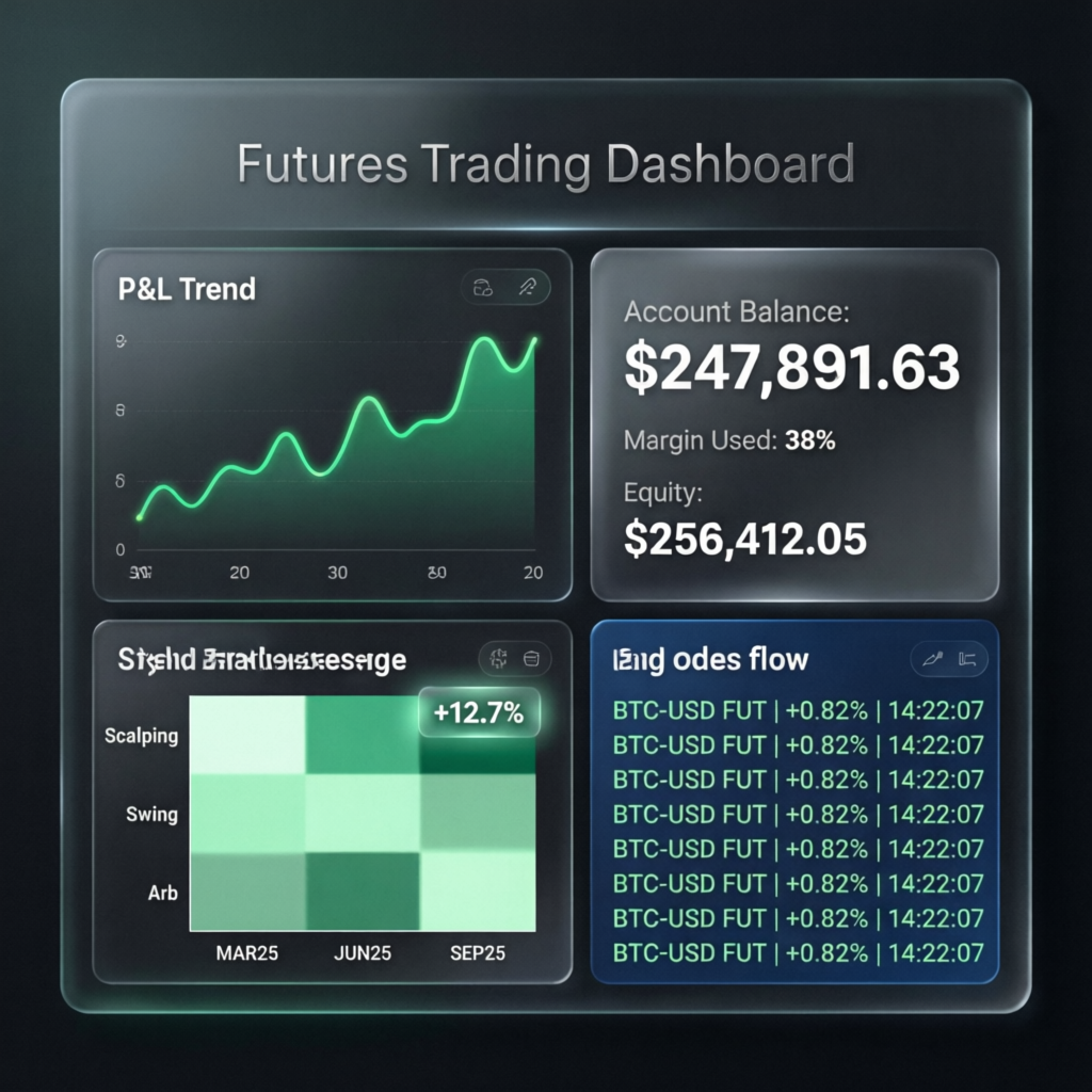 Topstep futures trading dashboard showing account balance and P&L trends
