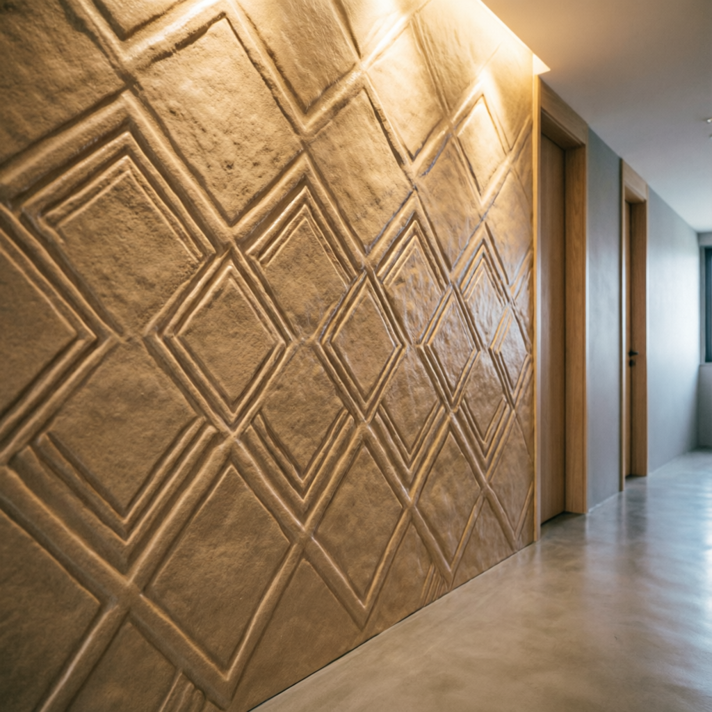 Textured wall tile swatch