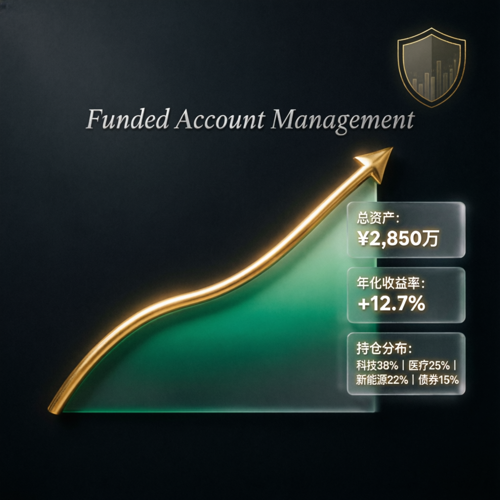 Funded account management growth chart
