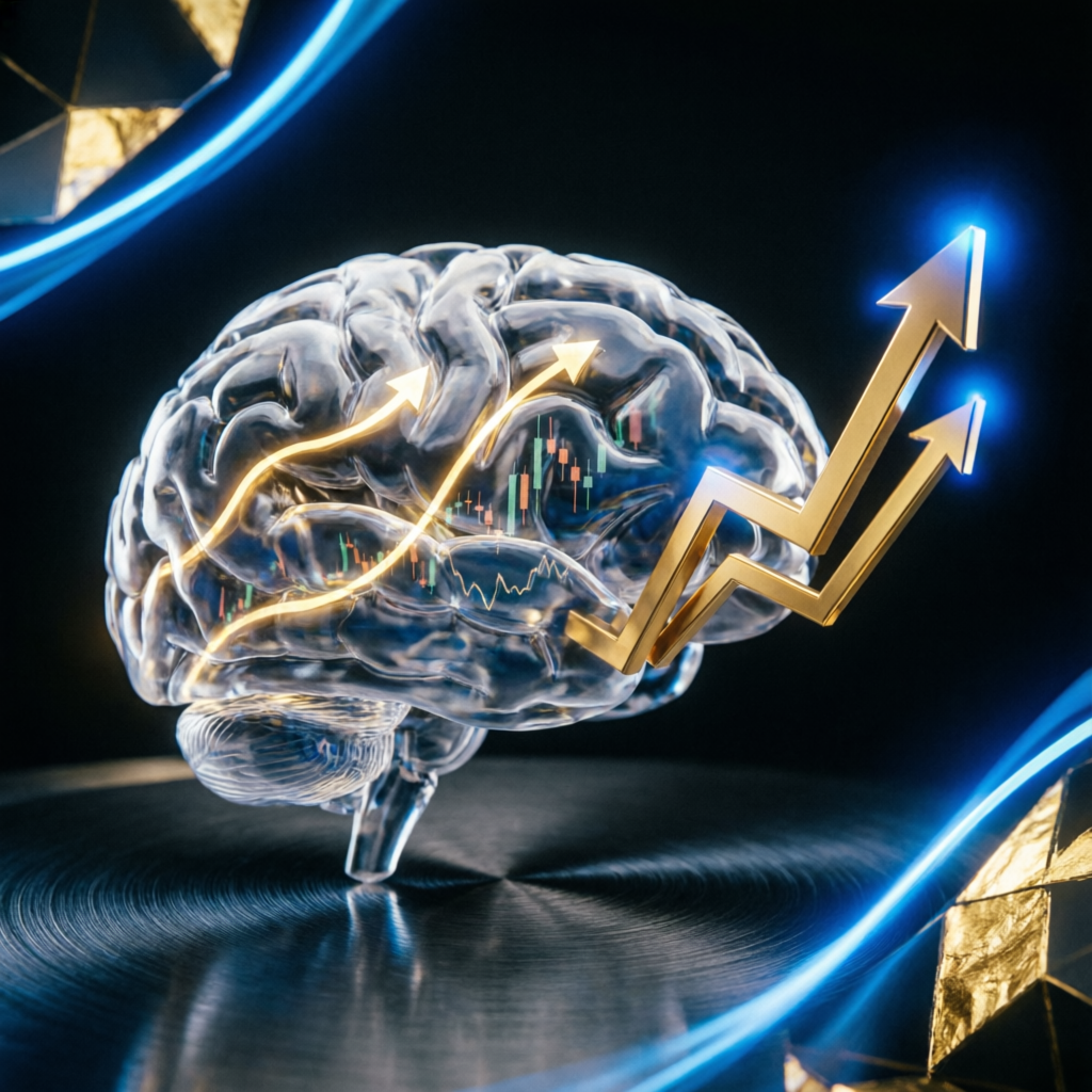 Trading psychology and mental discipline concept