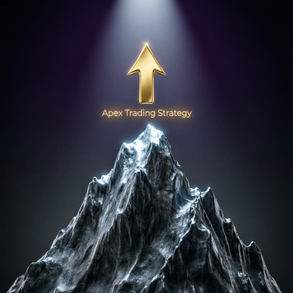 Apex Trading Strategy mountain peak concept