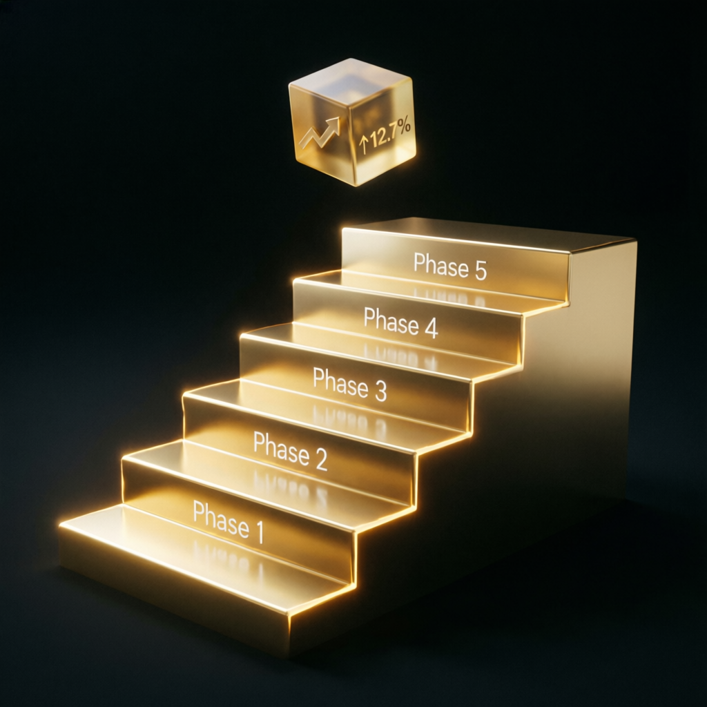 Topstep scaling plan phases visualization