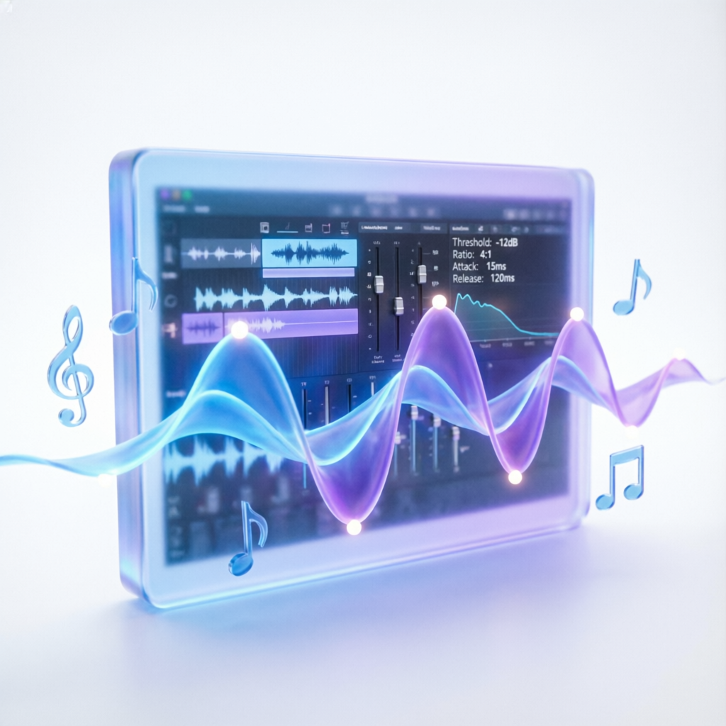 Audio Compression Illustration