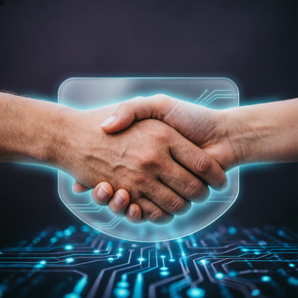 Trust and partnership concept representing reliable prop firm service