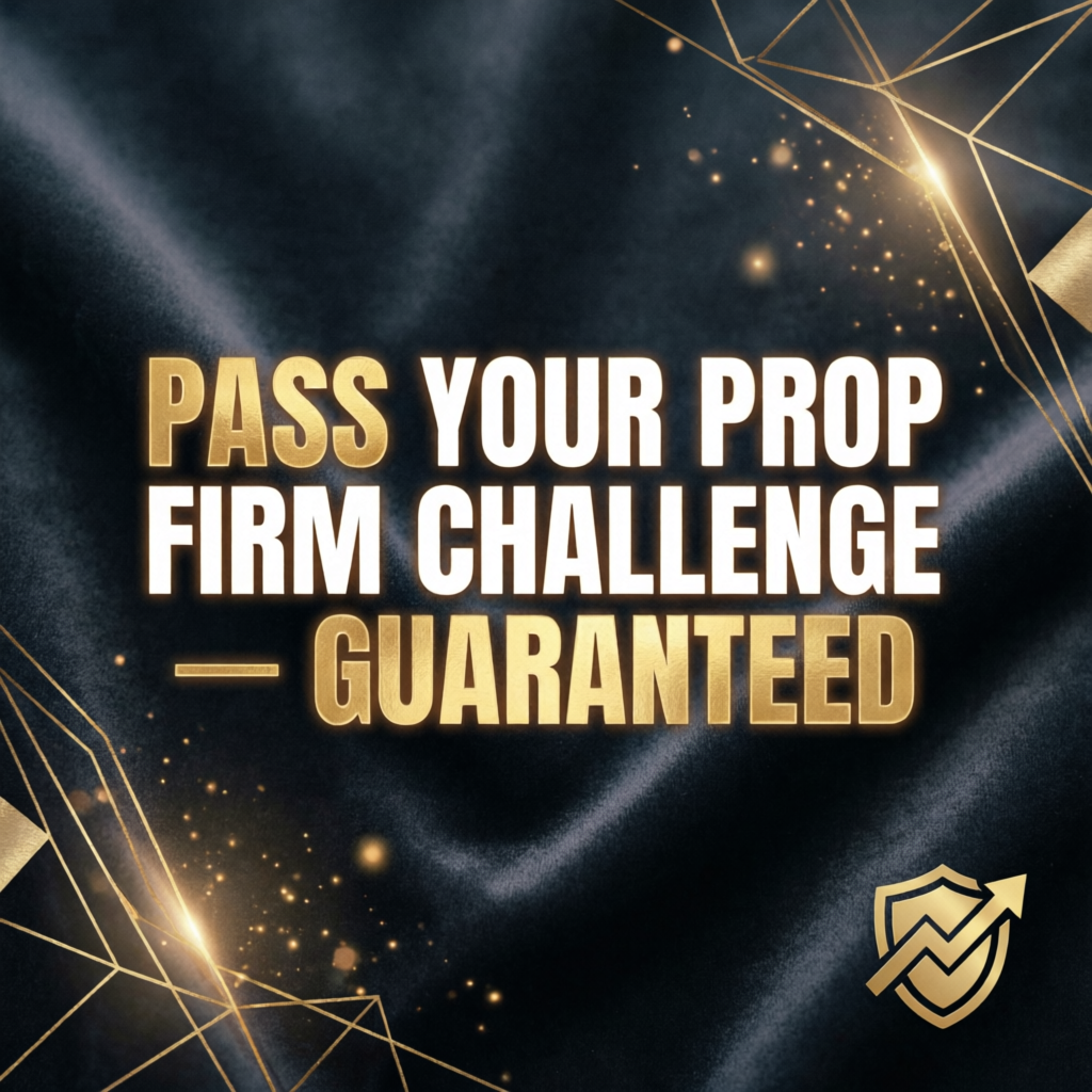 Pass your prop firm challenge guaranteed - professional trading service call to action