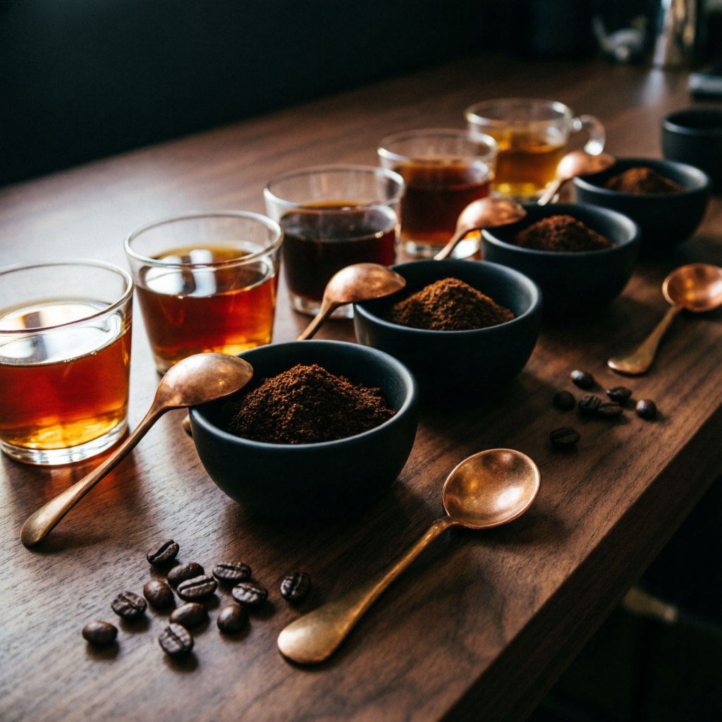 Sesión de cata de café