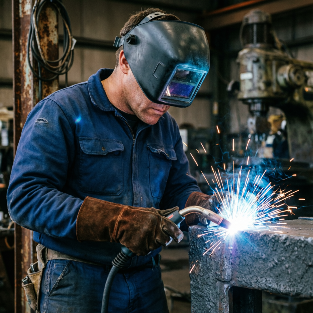 Skilled workforce welding