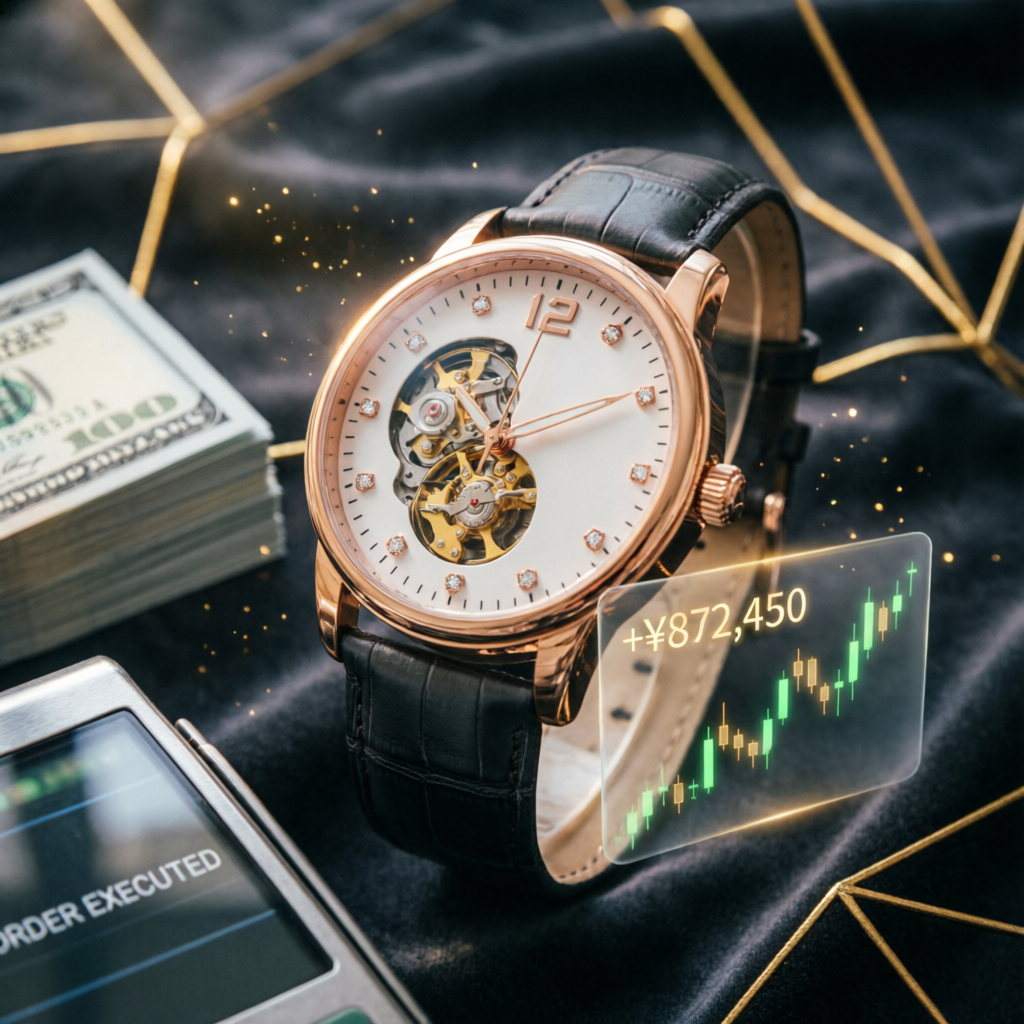 Luxury financial success representing trading profits