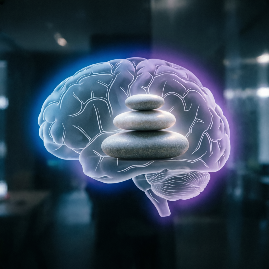 Trading psychology concept showing mental discipline required for prop firm success