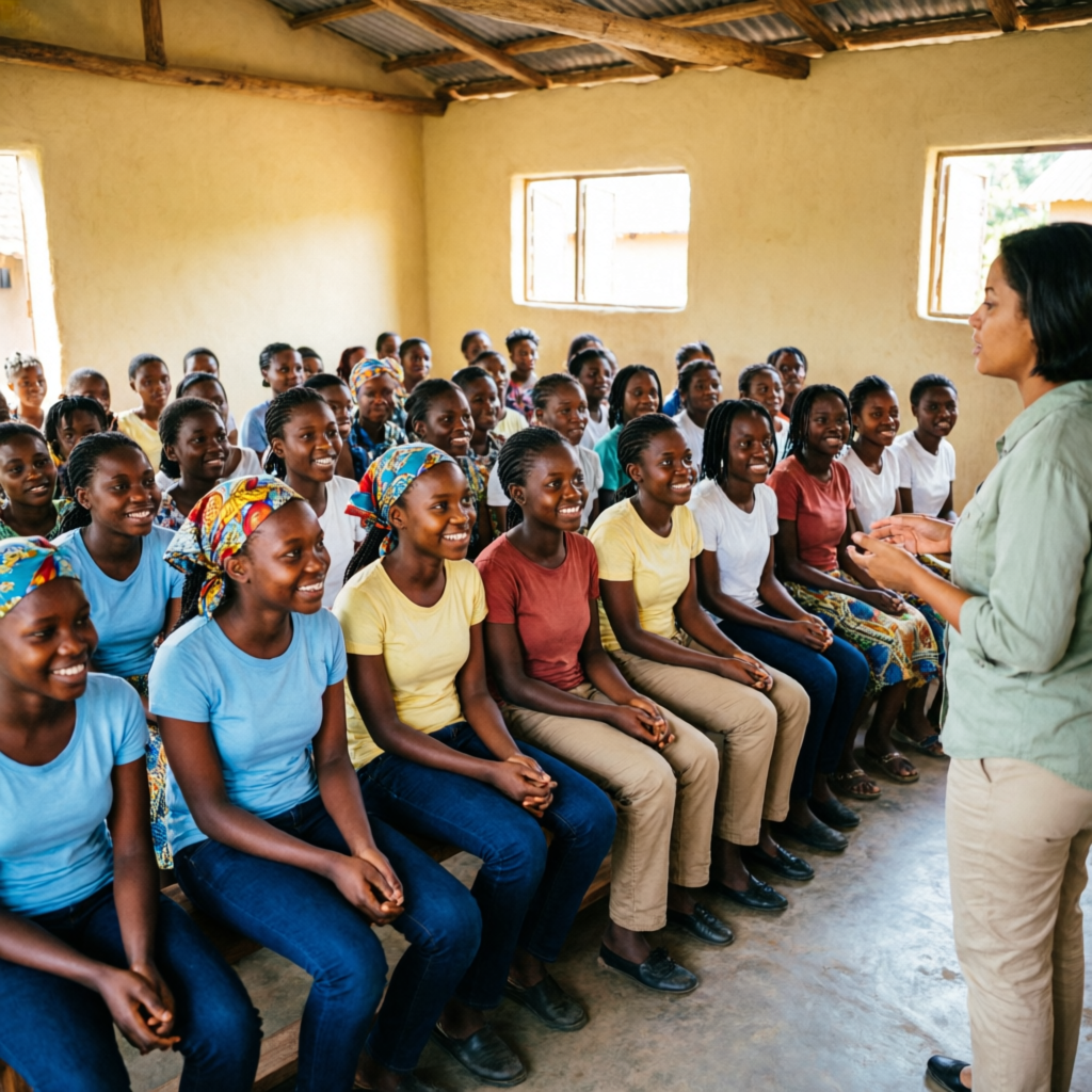 Formation de 80 jeunes filles aux Clubs DSSR à Domè