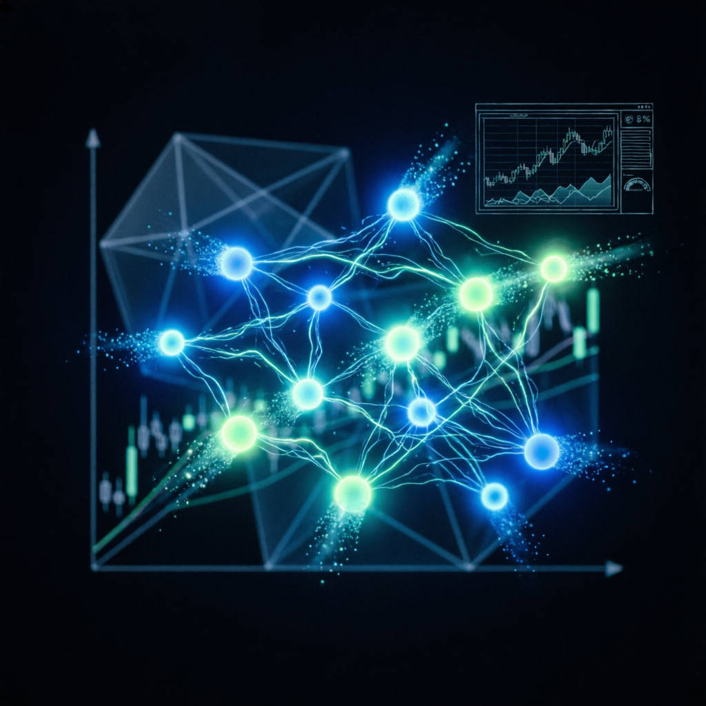 Topstep statistics data visualization with neural network patterns