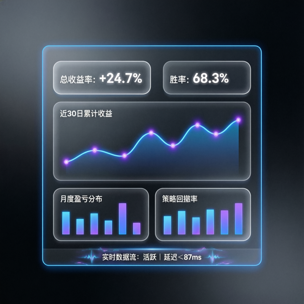 Topstep trading platforms dashboard with performance metrics