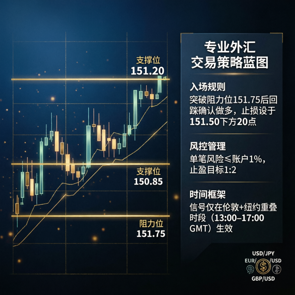 Professional forex trading strategy blueprint with technical analysis