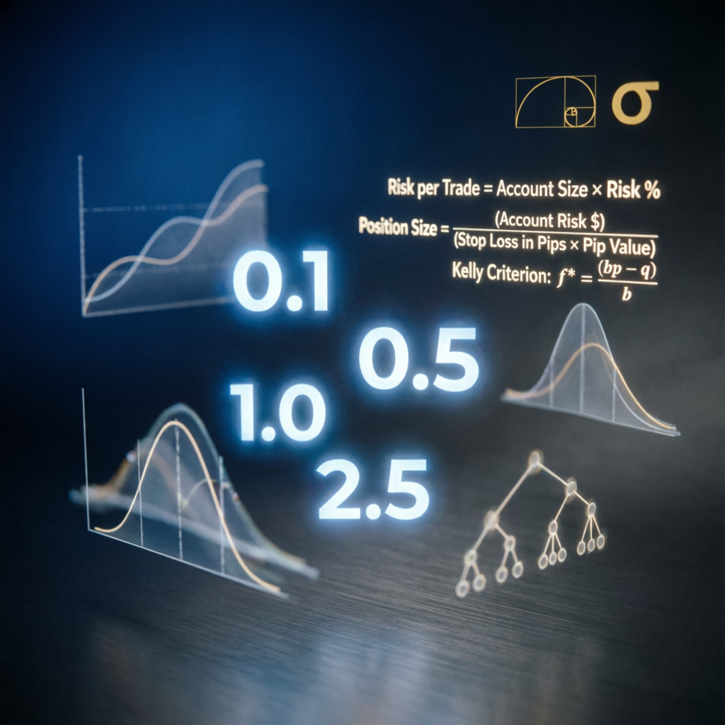 Risk management formulas and position sizing calculations