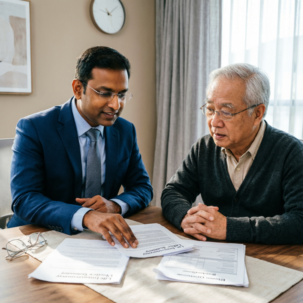 Insurance client consultation Mumbai