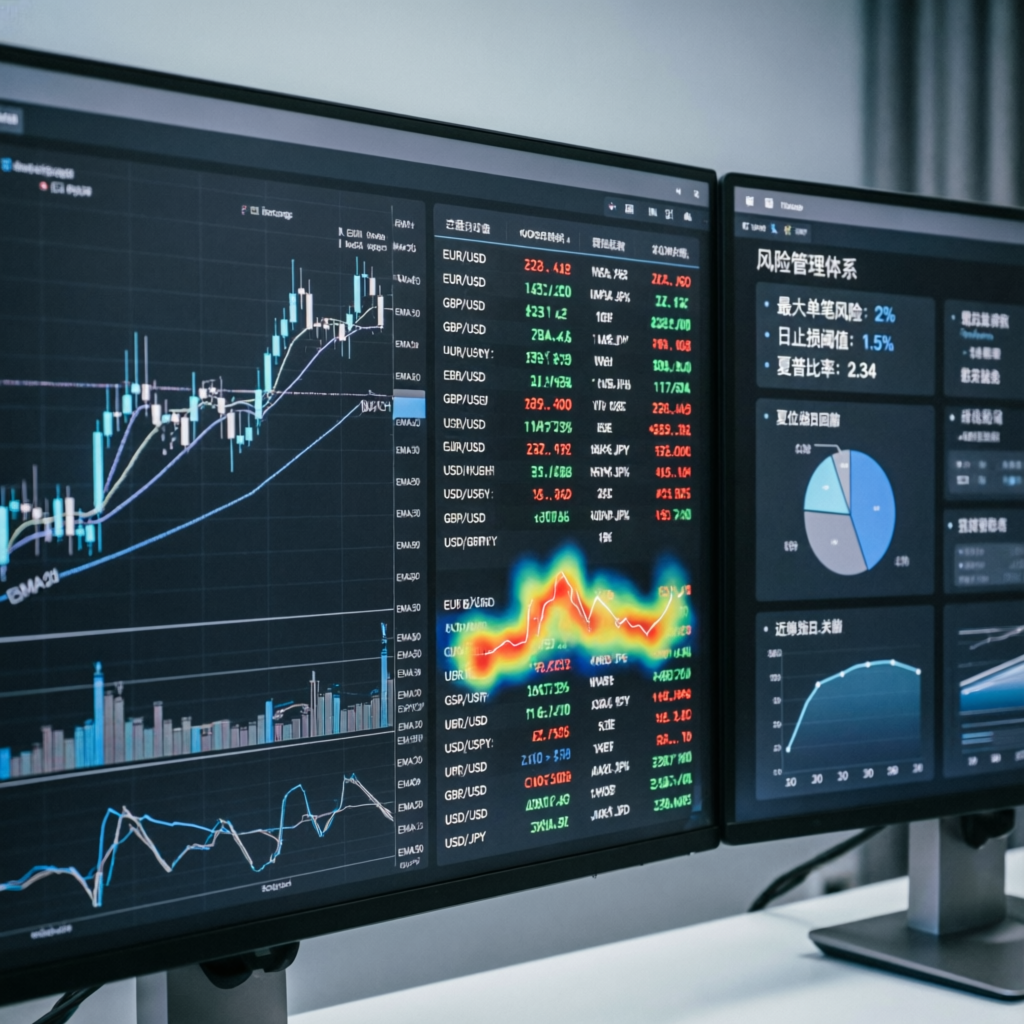 Professional forex trading strategy analysis with technical indicators - PFM Capitals prop firm passing service
