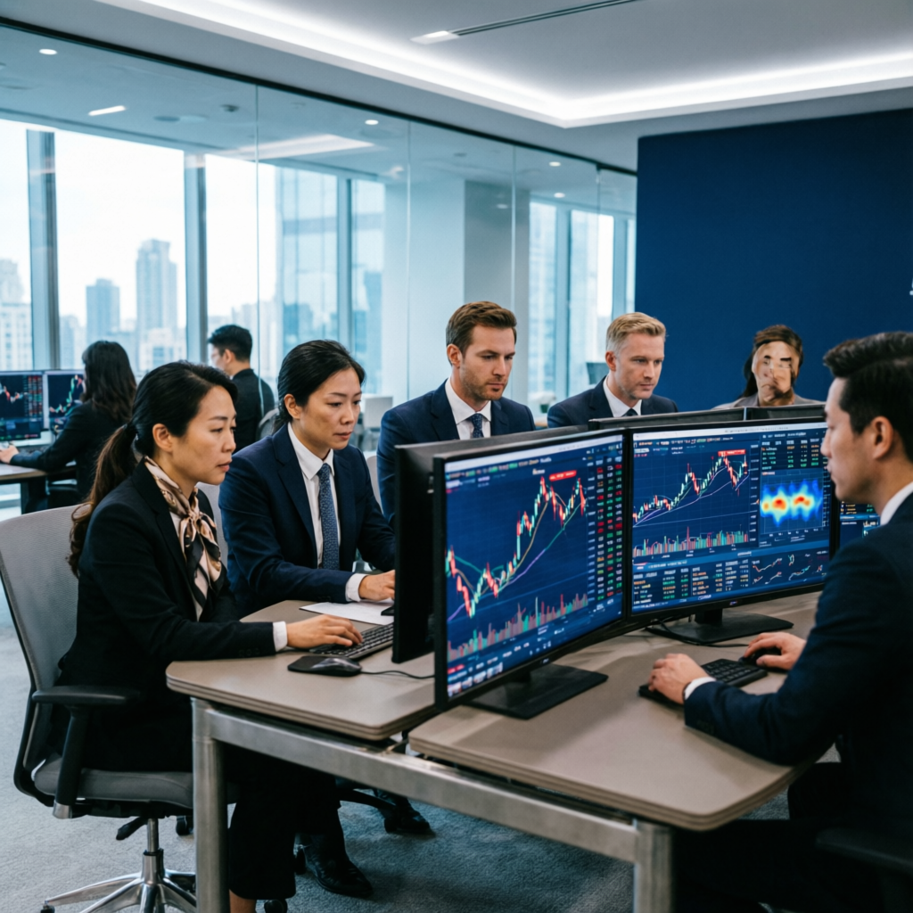 Professional Trading Team Managing Blue Guardian Accounts