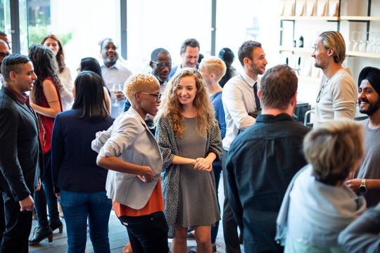 Networking em evento coberto pela Brazuca Films em Orlando