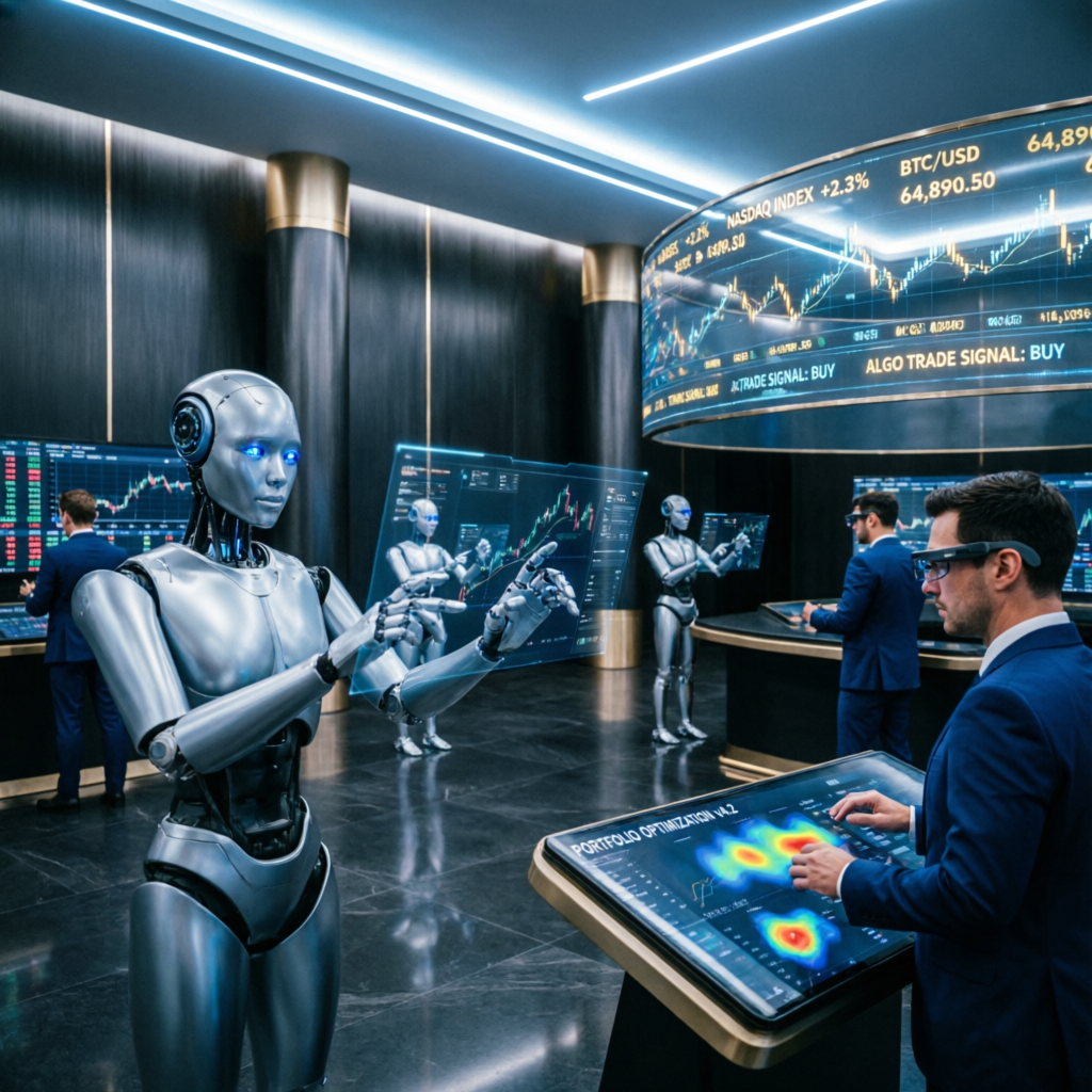 AI-powered trading floor showing Apex trailing drawdown mechanics