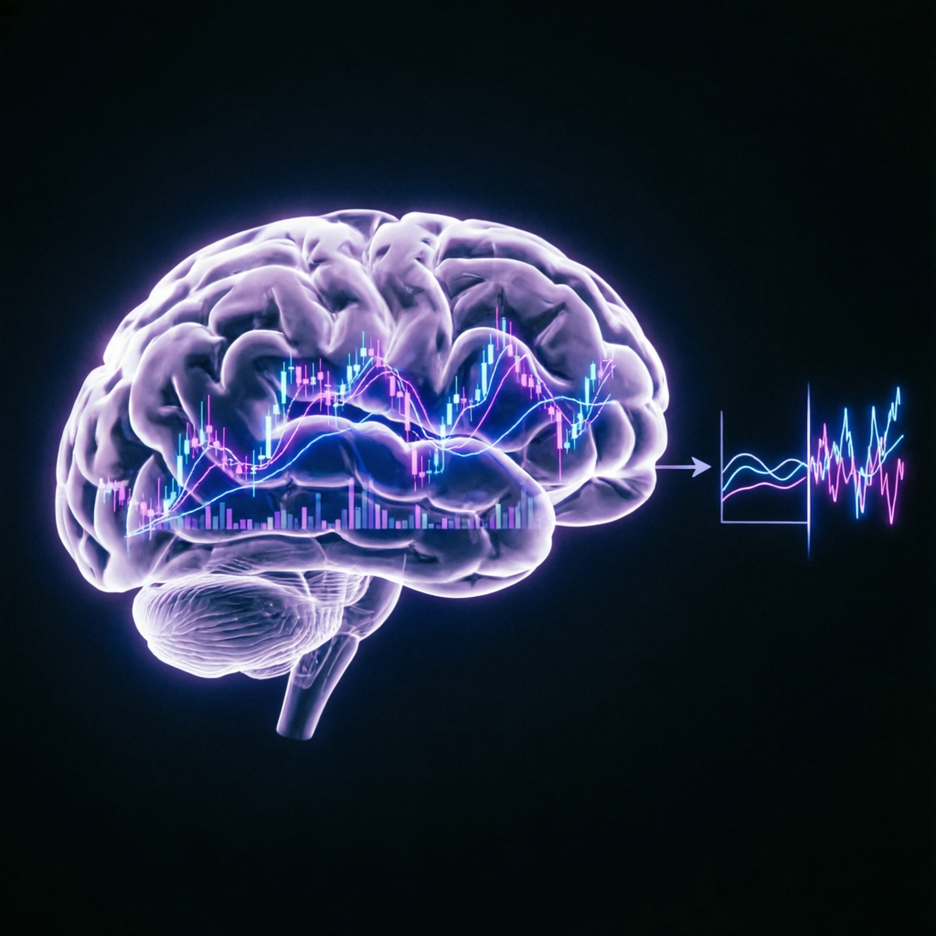 Trading psychology concept showing the mental discipline required for successful prop firm trading