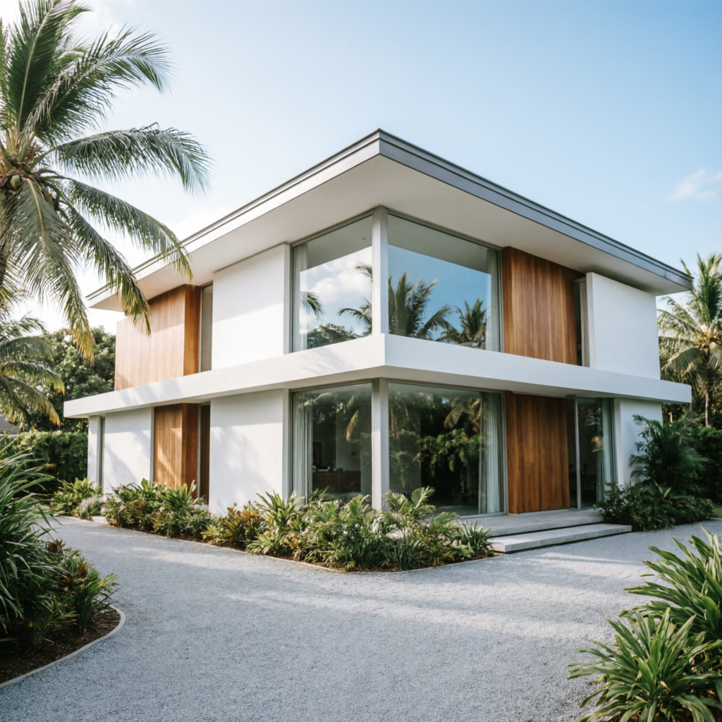 Contemporary two-story home