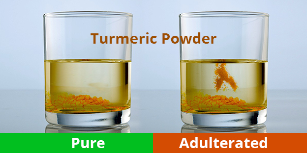 Adulterated turmeric